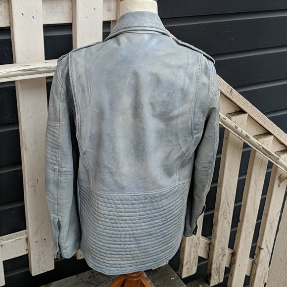 Alexander Wang Leather Moto Jacket, size 8 - Picture 4 of 9